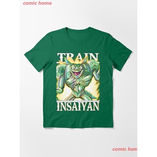 New Train Insaiyan Yakon Essential T-Shirt เสื้อยืด ดพิมพ์ลาย ดผ้าเด้ง คอกลม cotton ความนิยม sale Unisex