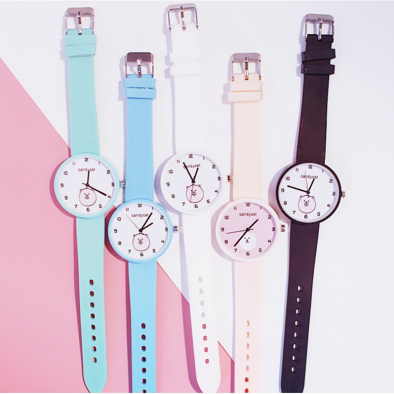 MK นาฬิกาแฟชั่น นาฬิกาผู้หญิง  นาฬิกาสายยาง ส่งจากไทย