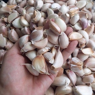 กระเทียม กระเทียมโทน กระเทียมไทย กระเทียมกลีบใหญ่ ขนาดบรรจุ 800 กรัม Thai Garlic Large Cloves of Garlic 800 g.