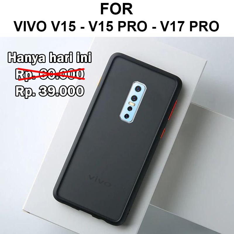 FROSTED case Vivo V15 - V15 Pro - V17 Pro softcase cover fuze matte