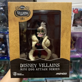 Tartah Shop พร้อมส่ง DISNEY  MEA007 Cruella Disney Villain Mini Egg Attack ของแท้ ของใหม่ พร้อมส่ง