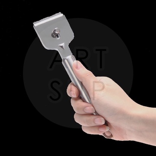 พร้อมจัดส่ง‼️ที่ขูดจานสี ทำความสะอาดจานสี ใบมีด ด้ามขูด