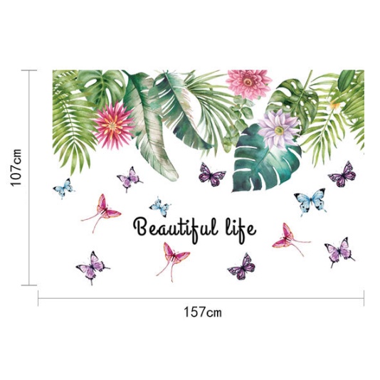 สติกเกอร์ติดผนัง ลายไม้ วอลเปเปอร์ติดผนัง สติ๊กเกอร์แต่งบ้าน แต่งห้อง 1063 - รูปที่ 2