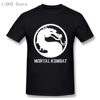 T-shirt  ใหม่ เสื้อยืดลําลอง ผ้าฝ้าย 100% แขนสั้น คอกลม พิมพ์ลาย Mortal Kombat แฟชั่นสําหรับผู้ชาย LHZYS-5XL