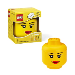 กล่องหัวเลโก้ กล่องใส่เลโก้ ของแท้ LEGO HEAD GIRL size S (16x19ซม.)