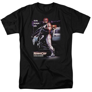 ขายดี เสื้อยืดคลาสสิก พิมพ์ลายโปสเตอร์ Robocop S-3X BPfpoc22PFilen85Size S-5XL