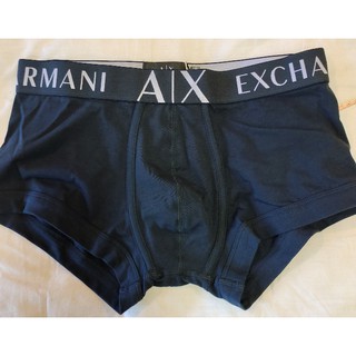 LOW RISE TRUNK WITH LOGO : กางเกงในชาย Armani Exchange ของแท้ 100% พร้อมป้ายและแท็ก (มีกล่อง)