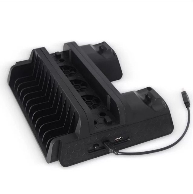 Stand Ps4 Slim,Pro แท่นวาง+ชาร์จจอย Ps.4 DOBE ของแท้ [Stand for Ps4] [ขาตั้ง ps4 3 in 1] [ขาตั้งPS4] [PS4 Stand]