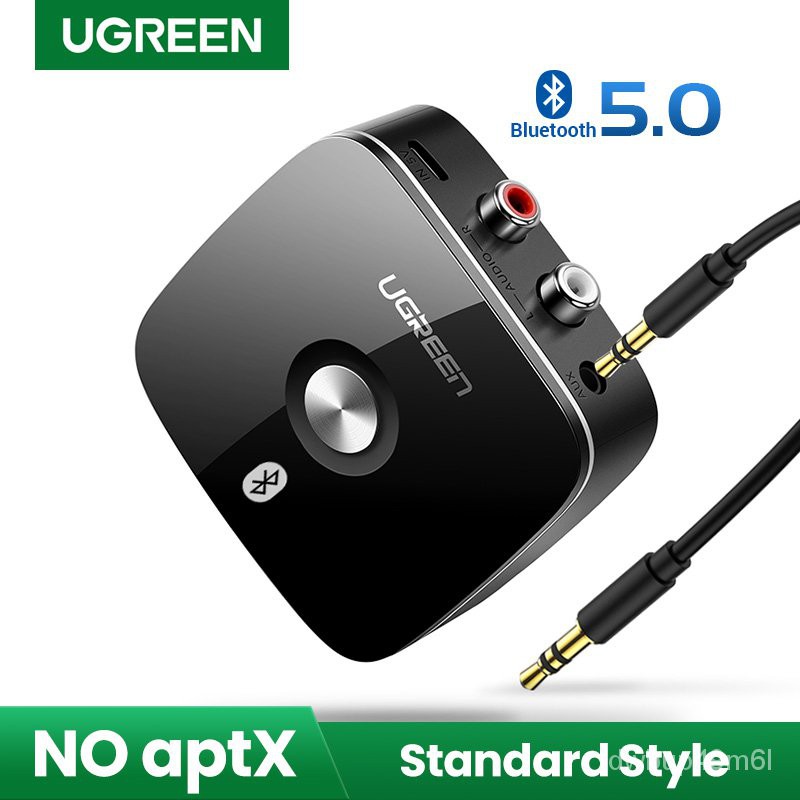 รับประกัน๑☈UGREEN Bluetooth Receiver V5.0 APTX (40759) 2 RCA + 3.5 mm