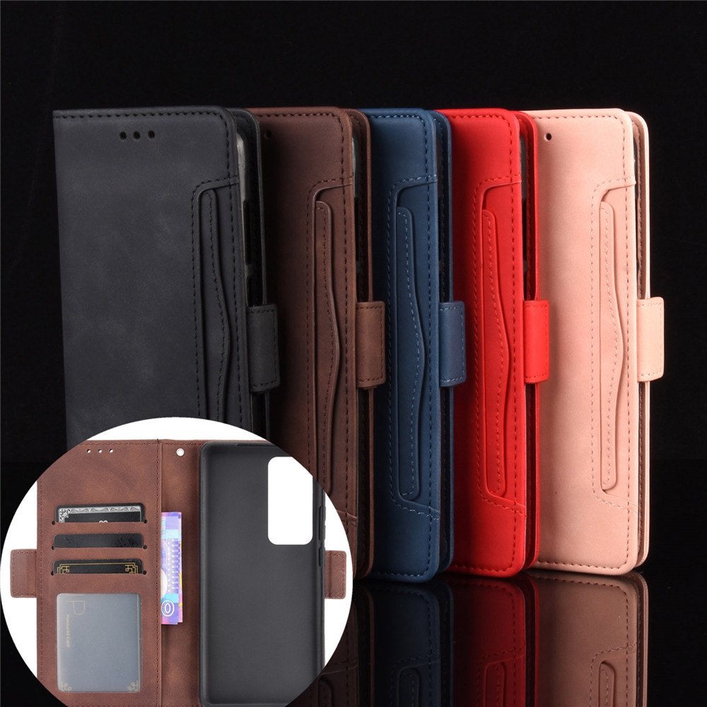 เคส Case for Huawei Y9s Y9 Prime Y6 2019 Y6s Nova 5T 3e 9 se Y5p Y6p Y7p Y7a เคสฝาพับ เคสหนัง โทรศัพท์หนัง PU TPU นิ่ม ฝาพับแม่เหล็ก พร้อมช่องใส่บัตร ตั้งได้ สไตล์เรโทร สําหรับ Flip Cover Leather Wallet With Multi Card Slot Holder ซองมือถือ