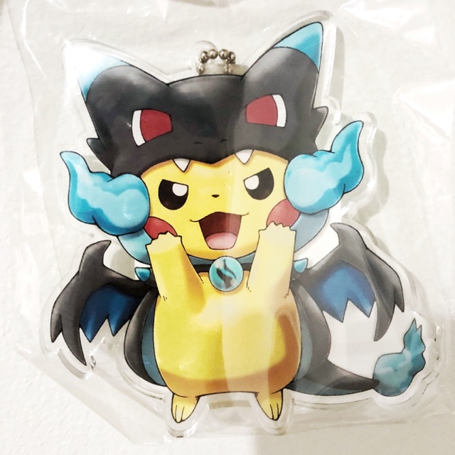 พวงกุญแจอะคริลิค PIKACHU : mega lizardon - x