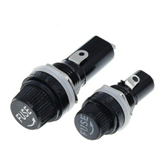 กะบะฟิวส์หลอดแก้ว 5*20mm 6*30mm Glass Fuse Holders 5x20 6x30  Insurance Tube Socket Fuse Holder