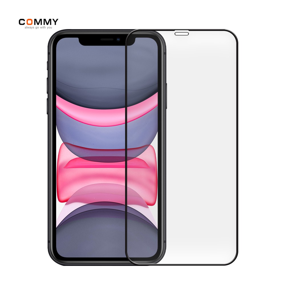 Commy กระจกกันรอย Full Frame IPhone 11 Pro Max, IPhone 11 Pro, IPhone 11