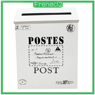 Freneci 2 กล่องจดหมายชุบสังกะสีกล่องจดหมาย