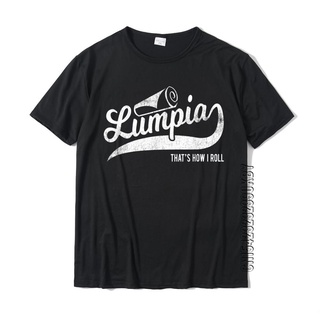 เสื้อยืดผ้าฝ้าย เสื้อยืด ผ้าฝ้าย พิมพ์ลาย Filipino Pride Lumpia Thats How I Roll สไตล์ฮิปฮอป สําหรับผู้ชาย