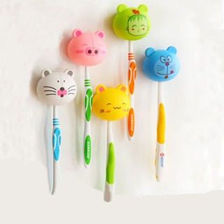ที่เก็บแปรง ที่เก็บแปรงสีฟัน ที่เก็บยาสีฟันติดผนัง กล่องเก็บแปรงสีฟัน กล่องเก็บ ที่เก็บแปรงสีฟันหัวการ์ตูน(คละลาย) T0464