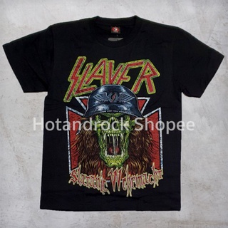 เสื้อยืดวงสีดำ Slayer TDM 1127 Hotandrock