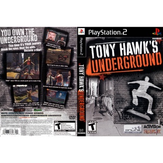 แผ่นเกมส์ PS2 Tony Hawks Underground   คุณภาพ ส่งไว (DVD)