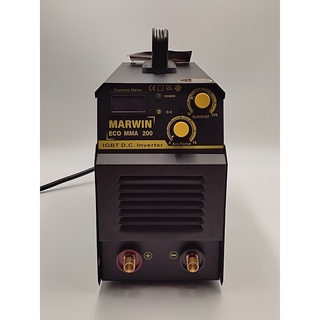 LONGWELL เครื่องเชื่อมไฟฟ้า มาร์วิน MARWIN ECO MMA 200 220V. ระบบอินเวอร์ฟรีเครื่องเจียร์1ชุด