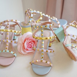 SH03 Shoe studded ส้นสูง2.5" นิ้ว งานผลิตของ Sugarlessbakery