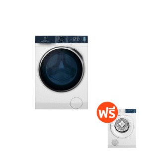 Electrolux EWF1141R9WB เครื่องซักผ้าฝาหน้า ซัก 11 กก. แถมฟรี Electrolux EDV754H3WB เครื่องอบผ้า 7.5 กก.