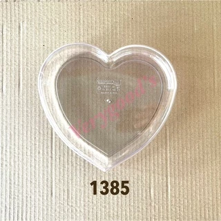 กล่องพลาสติกรูปหัวใจ สีใส และ สีทอง 1381,1382 ,1383 ,1385