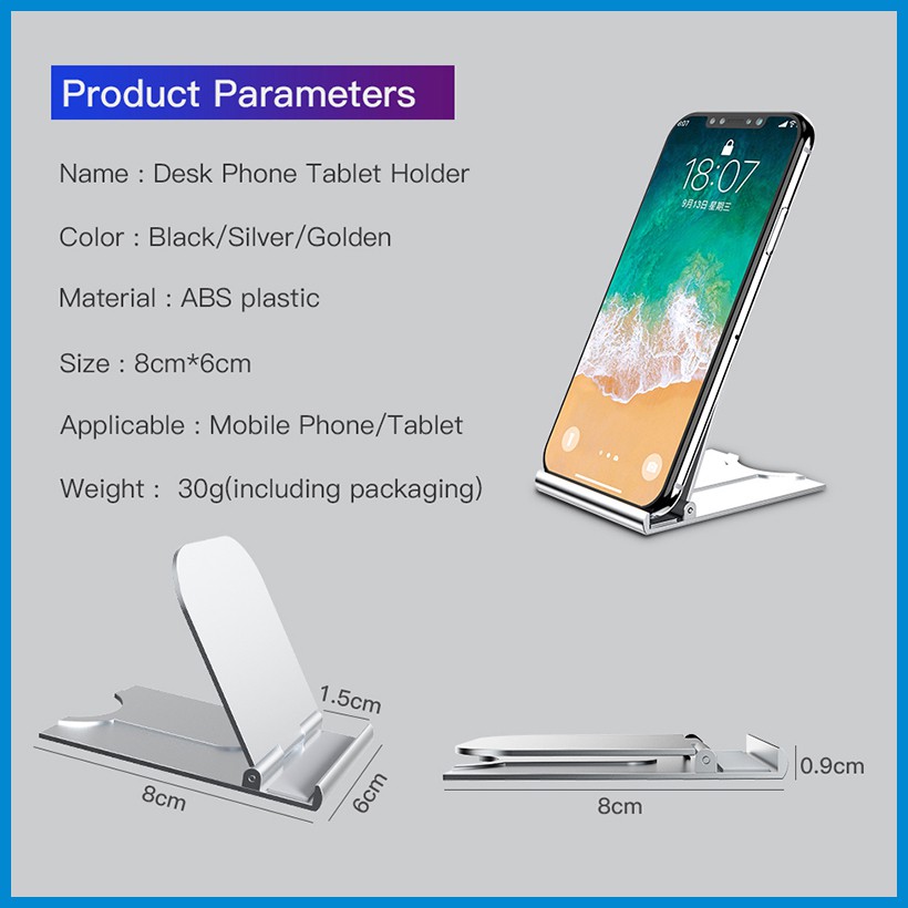 Evebot ขาตั้งโทรศัพท์มือถือ แท็บเล็ต 180 องศา ปรับได้ สําหรับ iPhone 11 Pro 8 XR Ipad ราคา ถูกที่สุด ดีลบีเคเค แกลเลอรีภาพที่ 6