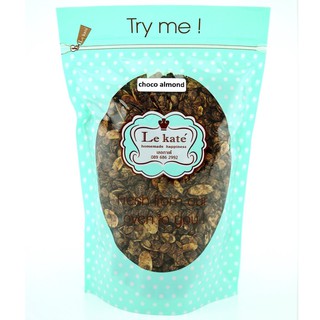 Le Kate Granola กราโนล่า รสช็อกโกแลตอัลมอนด์ (ถุงซิปล็อค)