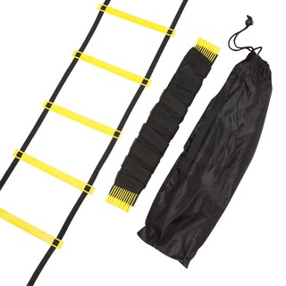 ♥WOR♥Hot！Durable 11 Rung 18 Feet 6m Agility Ladder for Soccer Speed Training