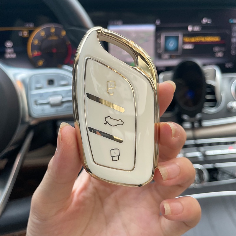 เคสกุญแจรีโมทรถยนต์ TPU แบบนิ่ม สําหรับ Saic MG ZS EV MG6 EZS HS EHS 2019 2020 Roewe RX5 I6 I5 RX3 R