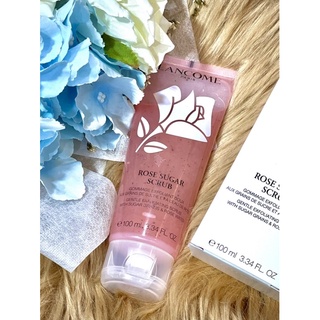สครับกุหลาบ Lancome Rose Sugar Scrub 100 m สครับผิว