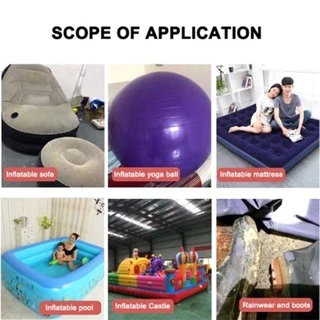 เซนต์❀ ชุดกาวซ่อมแซมเรือเป่าลม PVC สําหรับโซฟา สระว่ายน้ํา 5 ชุด