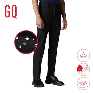 GQ PerfectPants™ กางเกงขายาวผ้าสะท้อนน้ำ สีดำ