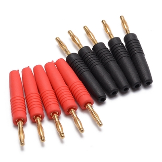 Colorfulswallowfly ขั้วต่อสายไฟบัดกรีประเภท Male Banana Plug Jack 4 มม . 2 ชิ้น Csf