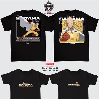 เสื้อยืดผ้าฝ้ายพรีเมี่ยม เสื้อยืด พิมพ์ลายอนิเมะ One PUNCH MAN SAITAMA STREET STYLE สําหรับเด็กเสื้อยืดอินเทรนด์