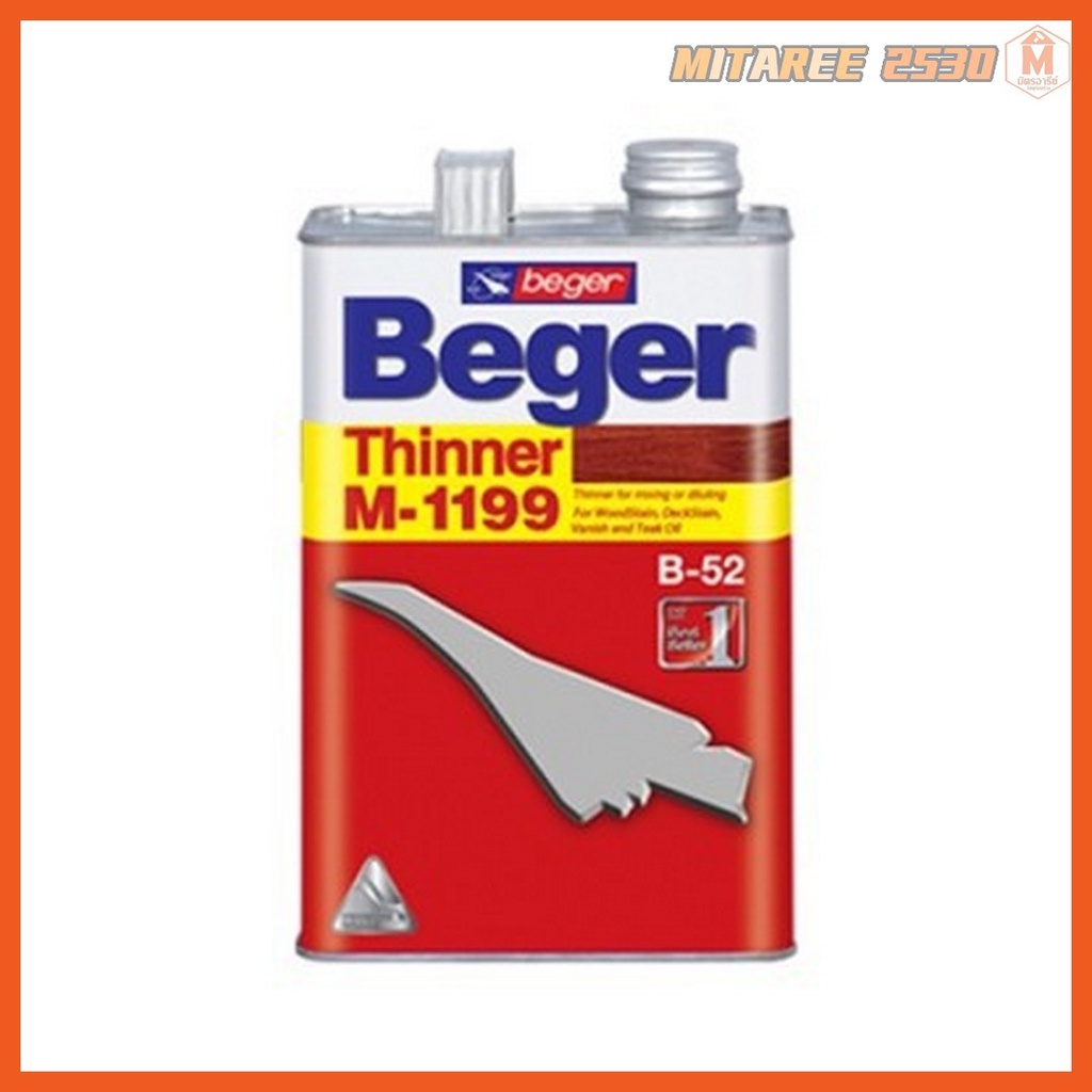 ทินเนอร์ ผสมสีย้อมไม้ เบเยอร์ M-1199 (0.946ลิตร และ 3.785ลิตร)