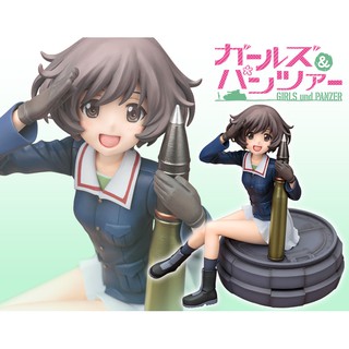 [M Toy ] ฟิกเกอร์แท้ JP มือ2 ไม่มีกล่อง Kotobukiya Girls und Panzer YUKARI AKIYAMA 1/8 PVC