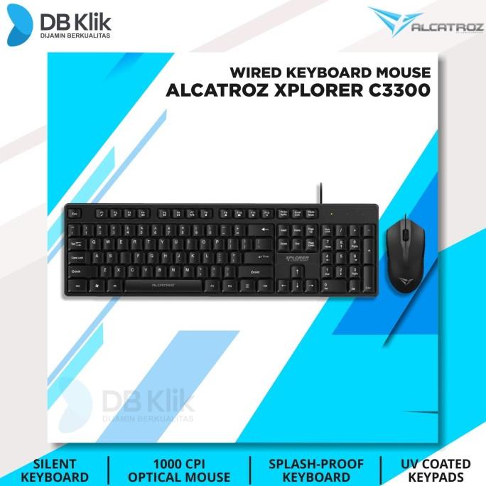เมาส์คีย์บอร์ด Combo Alcatroz Xplorer C3300 - Alcatroz Xplorer C 3300
