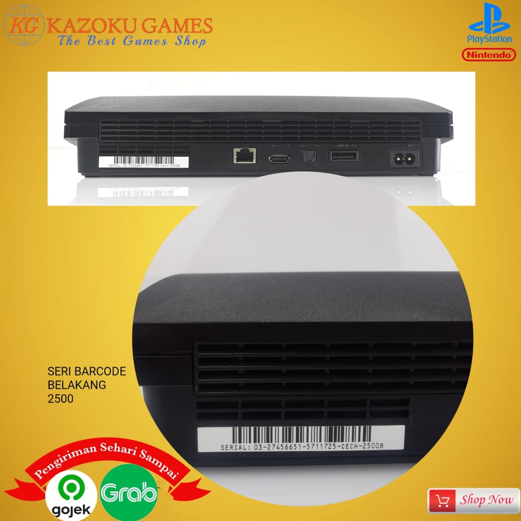 จอยสต กส าหร บ Sony Playstation Cech 2500 Series 160gb 500gb 2stik Opk ส าหร บ Ps3 Ps 3 6 234