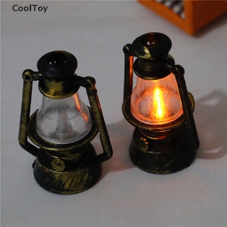 Cooltoy โคมไฟน้ํามันก๊าด แนวเรโทร สําหรับตกแต่งบ้านตุ๊กตา