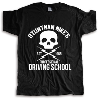 เสื้อยืดผ้าฝ้ายพิมพ์ลายขายดี ใหม่ เสื้อยืดลําลอง แขนสั้น พิมพ์ลาย GRINDHOUSE: proof of death driving school แฟชั่นฤดูร้อ