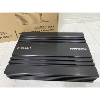 K-3300.1 3000W แอมป์รถยนต์ แอมป์ขยายเสียง เพาเวอร์แอมป์ แอมป์ แอมป์ขยาย CLASS D MONOBLOCK ขับ10-12นิ้ว แม่เหล็ก180เบสแรง