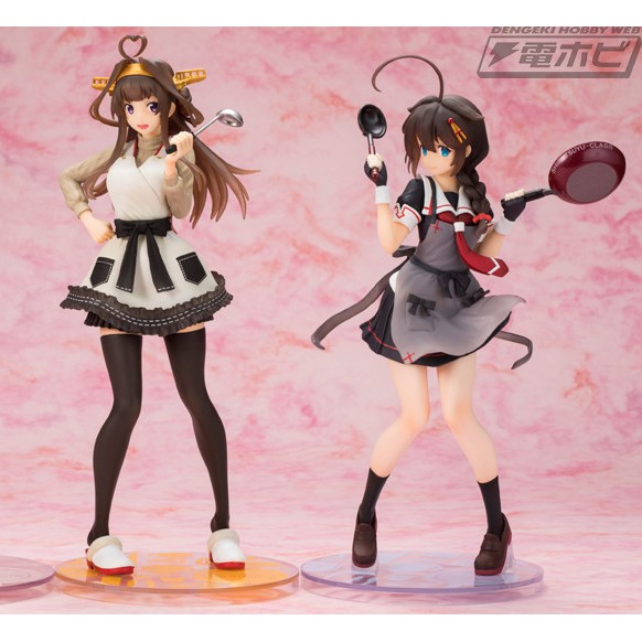 [ฟิกเกอร์แท้] Ichiban Kuji Premium Kantai Collection - Kongou / Shigure Oryouri Mode - 1/8 (Banprest