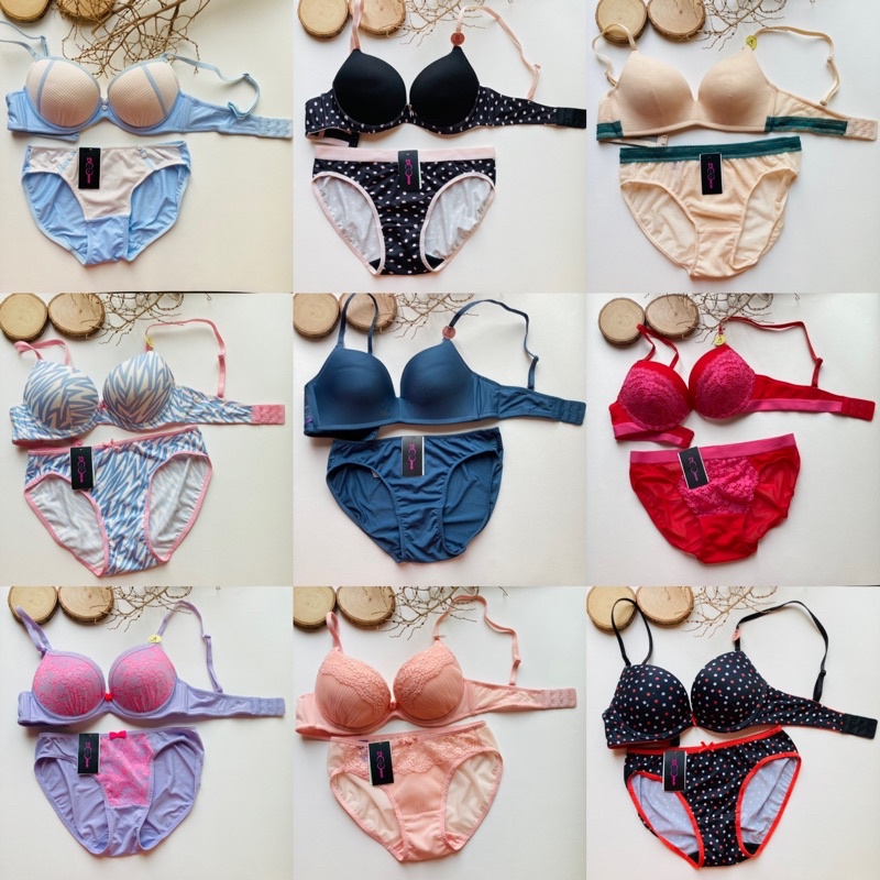 sabina set บรา+กกน รุ่นดูมๆฟองหนา