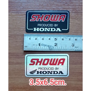 สติ๊กเกอร์ฟรอย 3.5x6.5cm. Honda Showa