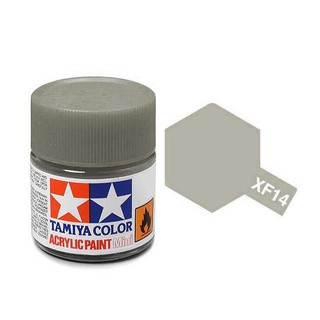 สีสูตรน้ำทามิย่า Tamiya Acrylic XF14 JA Grey 10ml