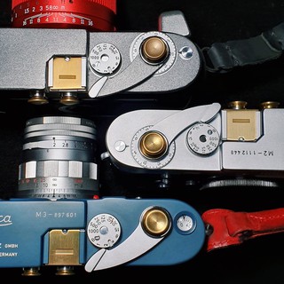 ปุ่ม Soft Shutter ทองเหลือง Leica M ( Smooth Brass Soft Release Shutter Button / ปุ่มชัตเตอร์ )