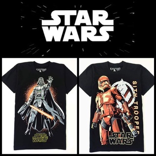 อก34-50นิ้ว เสื้อยืดสตาร์วอร์ส Starwars, เสื้อยืด ดาร์คเวเดอร์, สตรอมทรูปเปอร์ จาก Black Timber