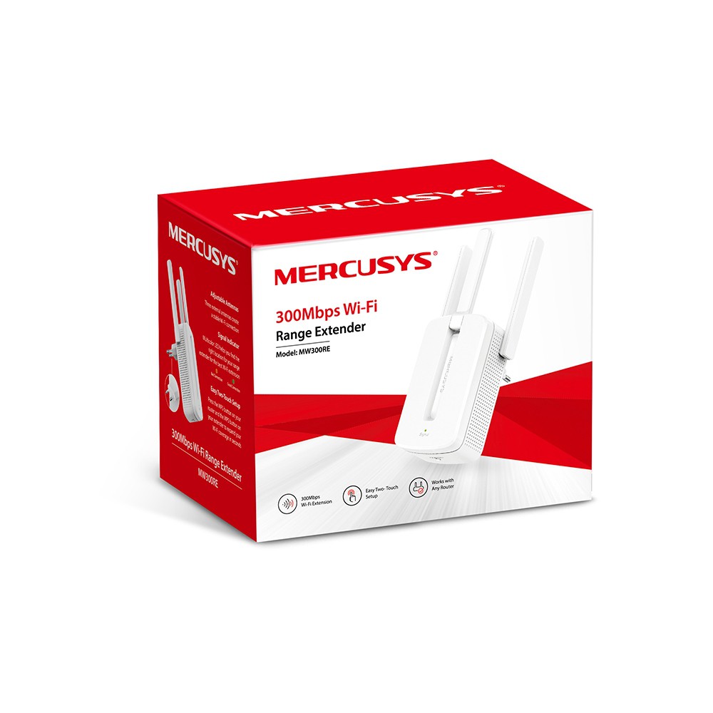 Mercusys MW300RE 300Mbps เครื่องขยายสัญญาณ Wi-Fi