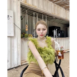 สายเดี่ยวขนฟรุ้งฟริ้ง ไปทะเล คาเฟ่ปังมาก☁️🦋